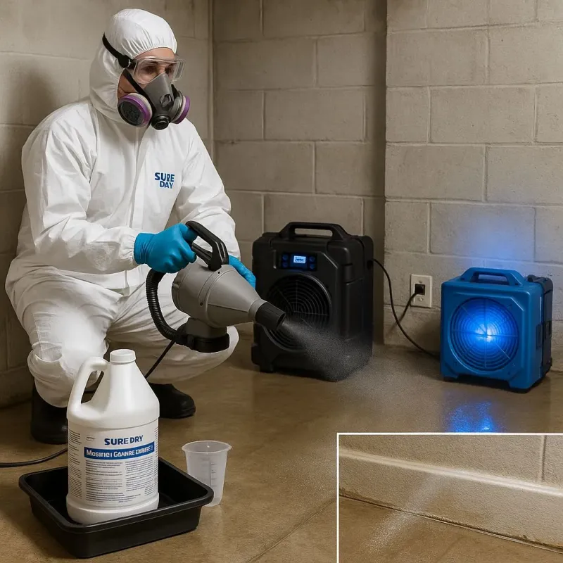 Sanitization and Odor Removal process in Grand Terrace, CA