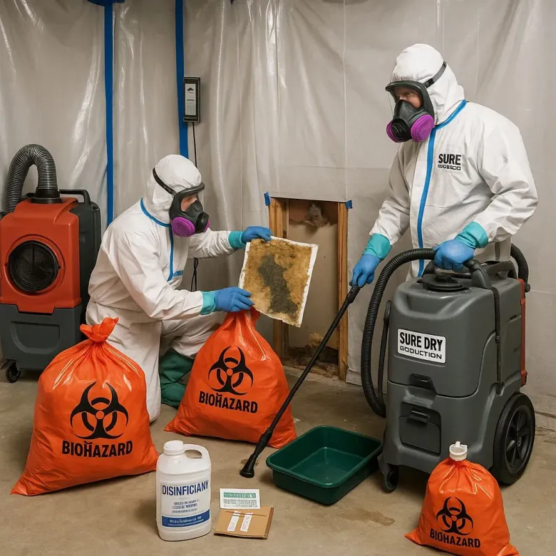Contaminated Water Handling Protocols process in Grand Terrace, CA